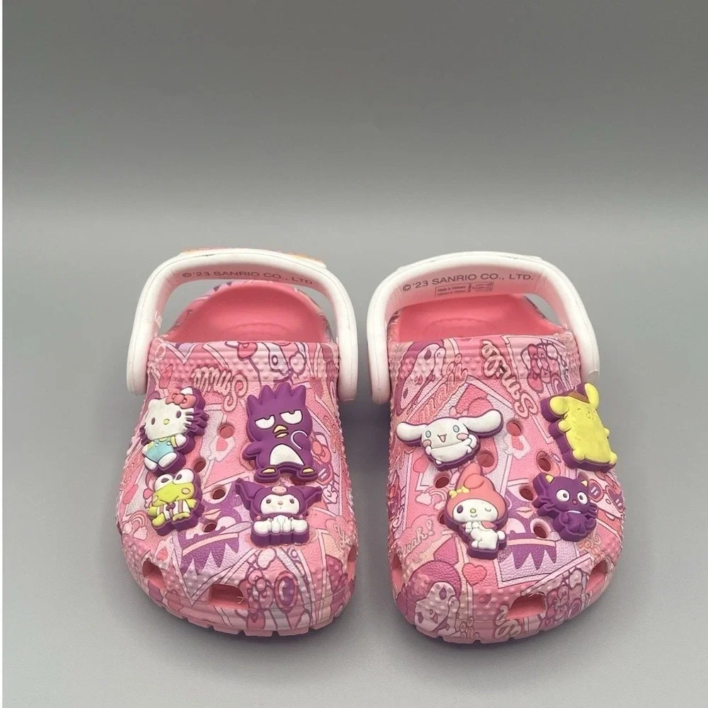 Crocs x Sanrio Hello Kitty and Friends Pink Clogs - Toddler Baby Size 4‎